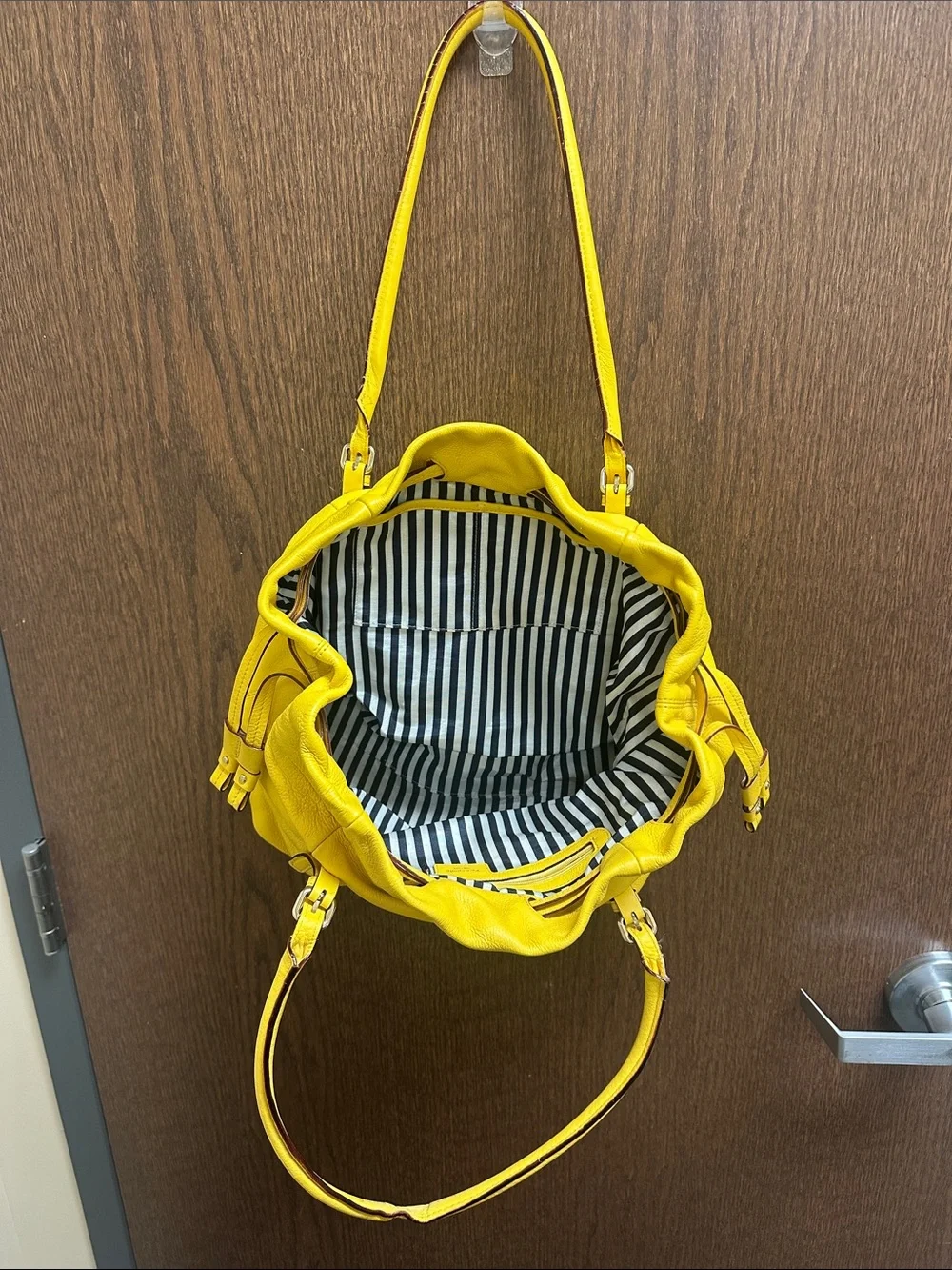 kate spade Yellow Leather Shoulder Tote